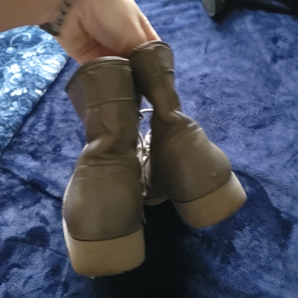 Women's combat ankle booties - Picture 11 of 12